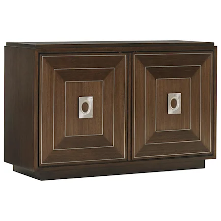 Carmen Hall Chest with Adjustable Shelving and Media Storage